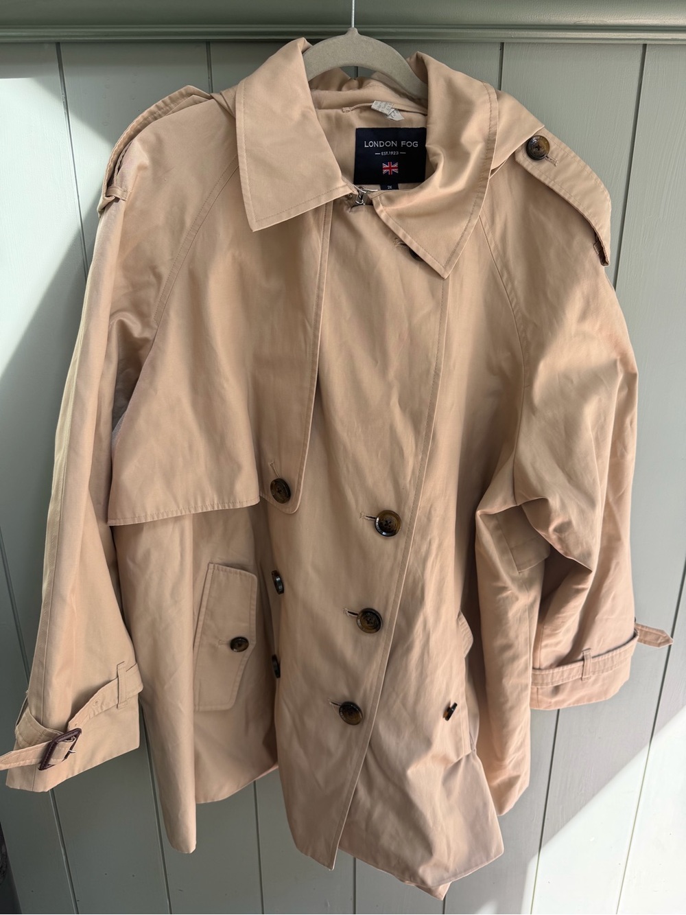 London Fog Beige Trench Coat